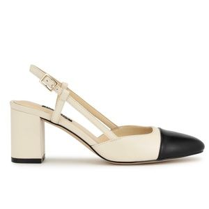 Nine West cap slingback heels pumps